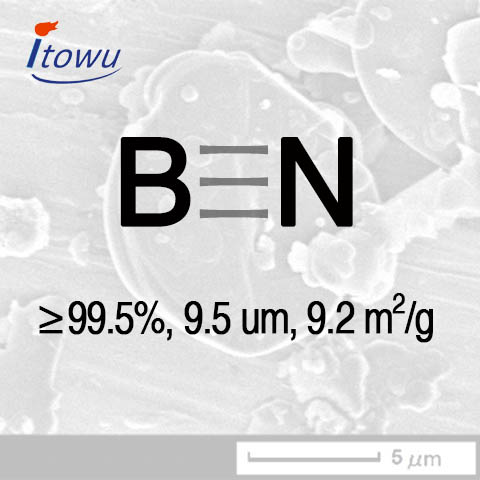 Boron Nitride Powder (BN Powder), 99.5%Purity, 9.5 um, 9.2 m2/g
