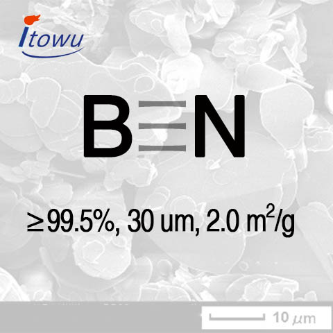 Boron Nitride Powder (BN Powder), 99.5%Purity, 30 um, 2.0 m2/g