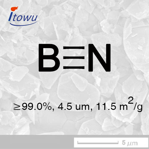 Boron Nitride Powder (BN Powder), 99.0%Purity, 4.5 um, 11.5 m2/g